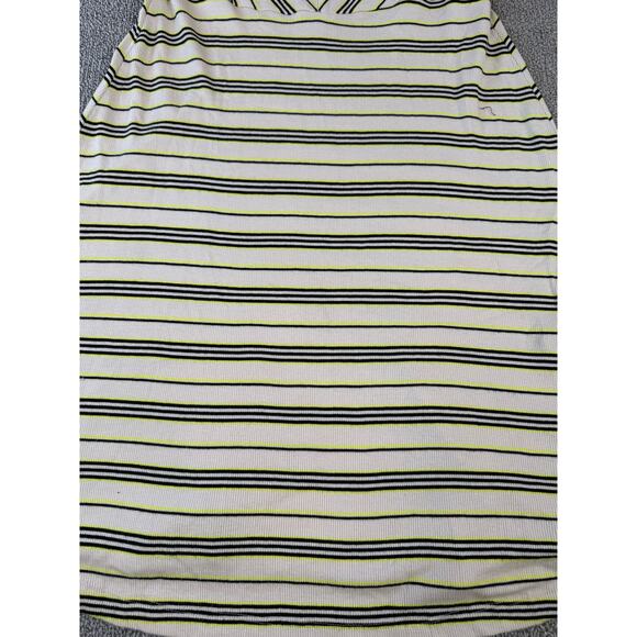 Volcom Popztone Dress Mini Fit to Flare Skater Stripe 90s Y2K Size Medium (8) - Picture 7 of 10